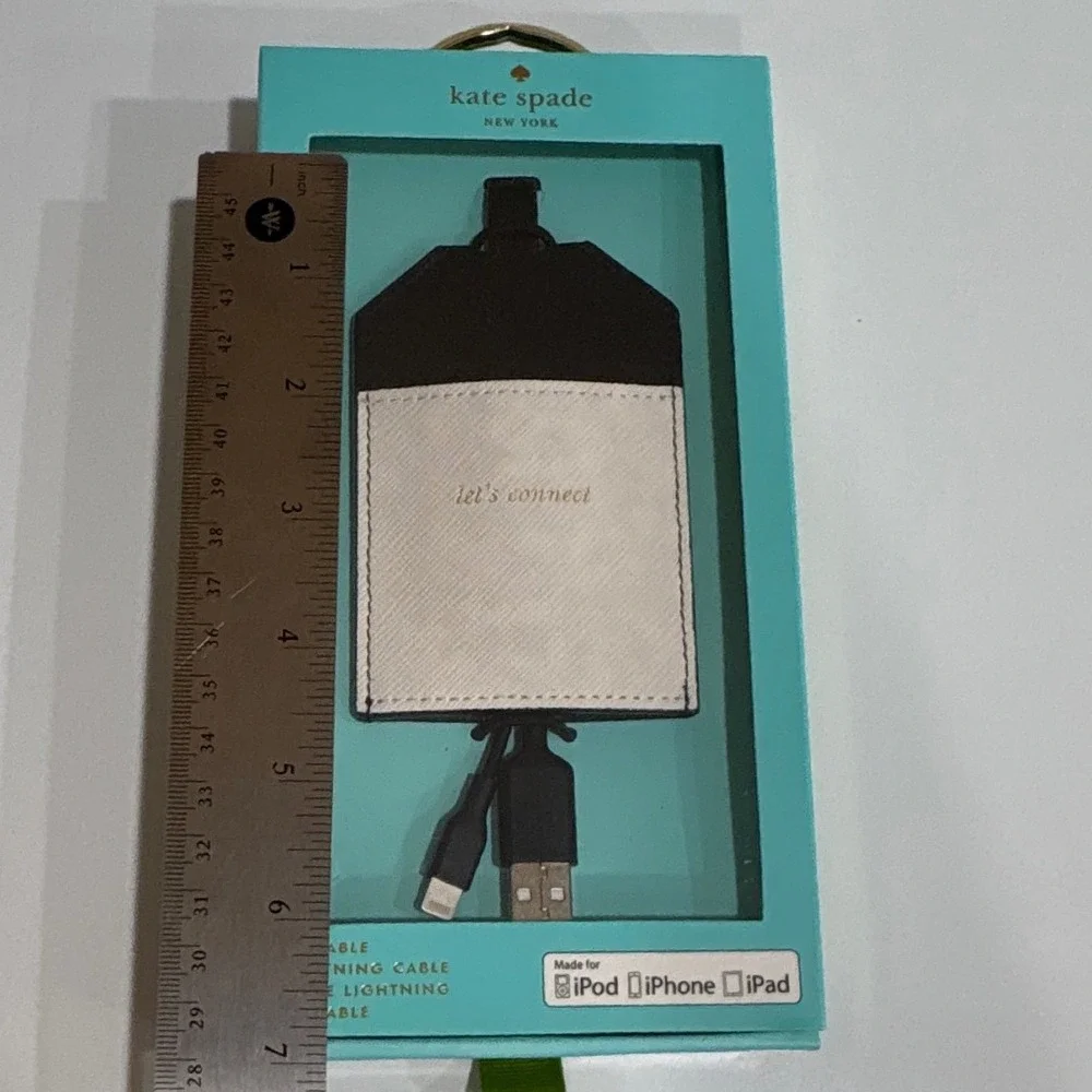 Kate Spade New York Portable Lightning Cable Let's‎ Connect iPhone iPad